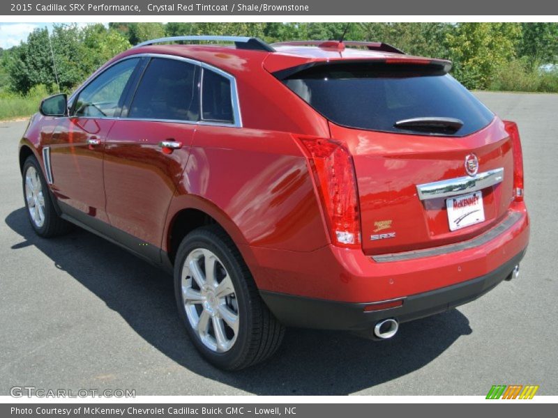 Crystal Red Tintcoat / Shale/Brownstone 2015 Cadillac SRX Performance