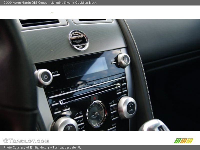 Lightning Silver / Obsidian Black 2009 Aston Martin DBS Coupe