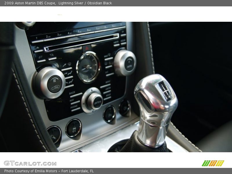 Lightning Silver / Obsidian Black 2009 Aston Martin DBS Coupe