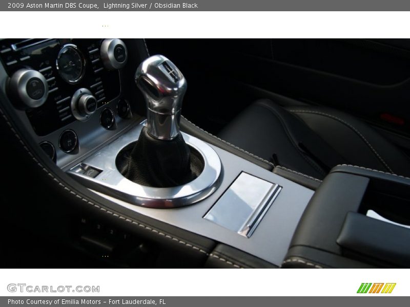 Lightning Silver / Obsidian Black 2009 Aston Martin DBS Coupe