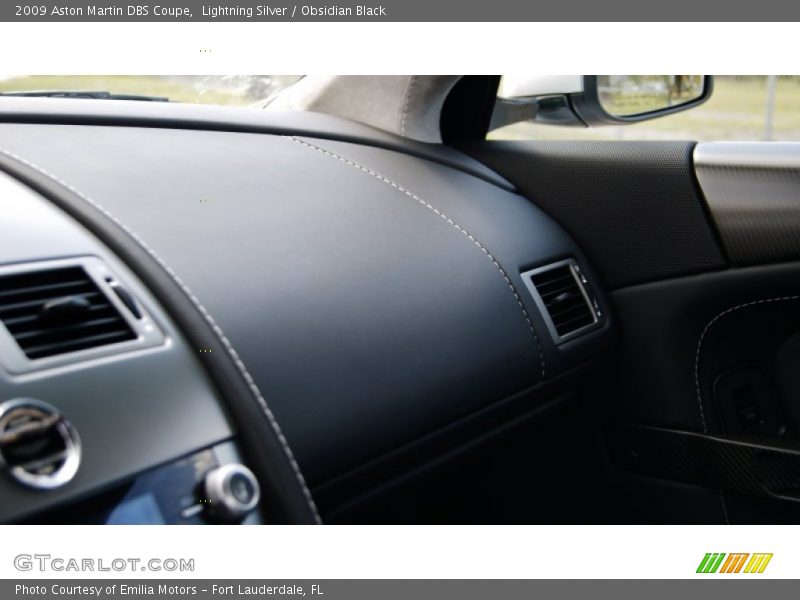 Lightning Silver / Obsidian Black 2009 Aston Martin DBS Coupe