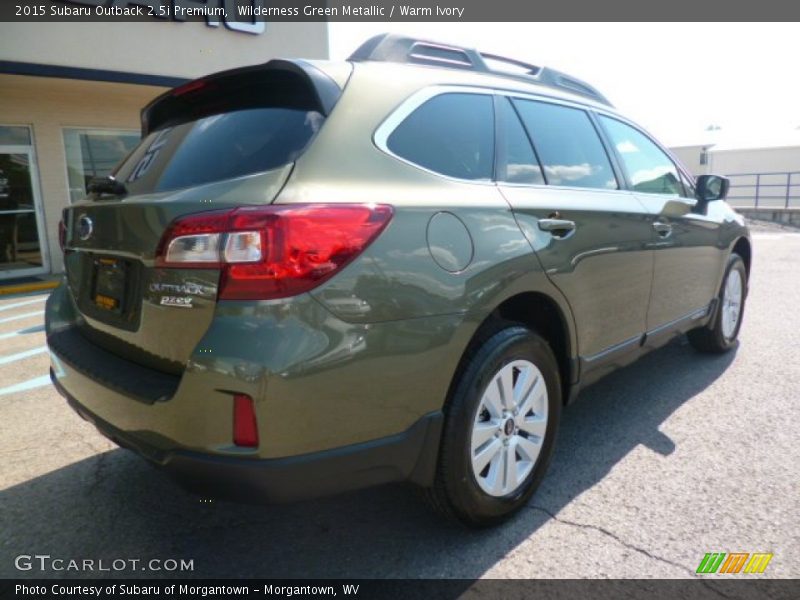Wilderness Green Metallic / Warm Ivory 2015 Subaru Outback 2.5i Premium