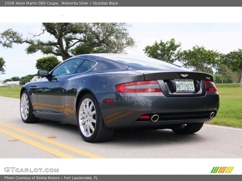 Meteorite Silver / Obsidian Black 2008 Aston Martin DB9 Coupe