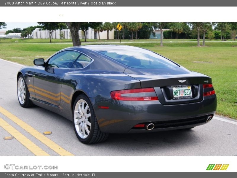 Meteorite Silver / Obsidian Black 2008 Aston Martin DB9 Coupe