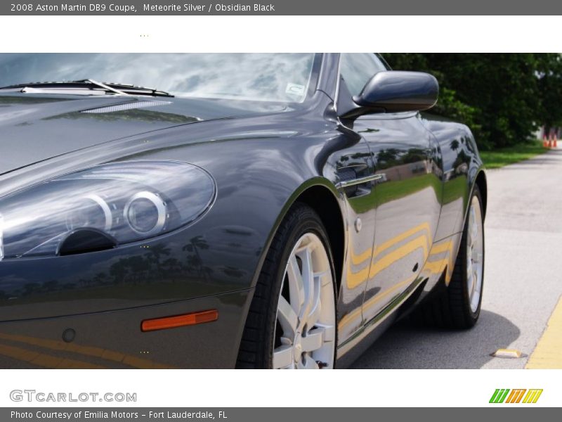 Meteorite Silver / Obsidian Black 2008 Aston Martin DB9 Coupe