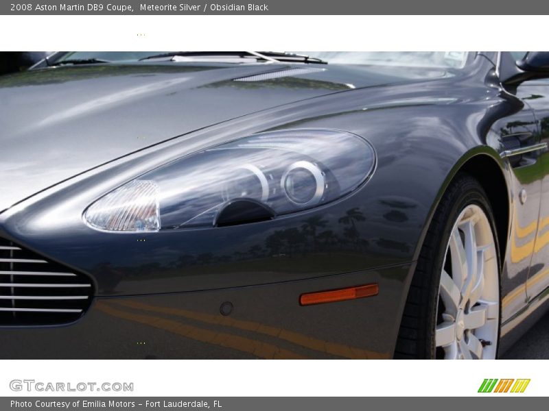 Meteorite Silver / Obsidian Black 2008 Aston Martin DB9 Coupe