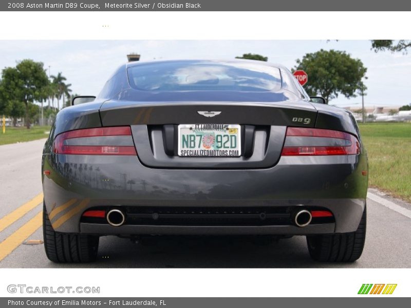Meteorite Silver / Obsidian Black 2008 Aston Martin DB9 Coupe