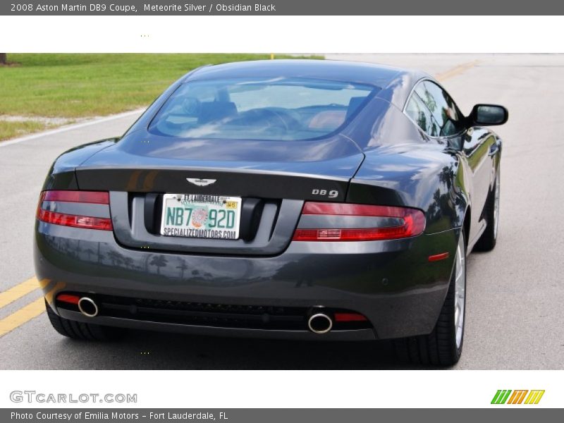 Meteorite Silver / Obsidian Black 2008 Aston Martin DB9 Coupe