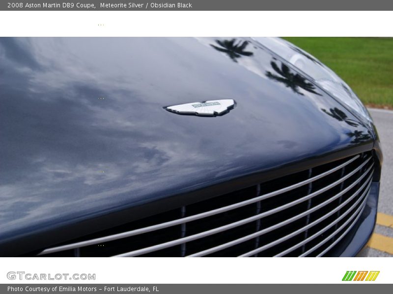 Meteorite Silver / Obsidian Black 2008 Aston Martin DB9 Coupe