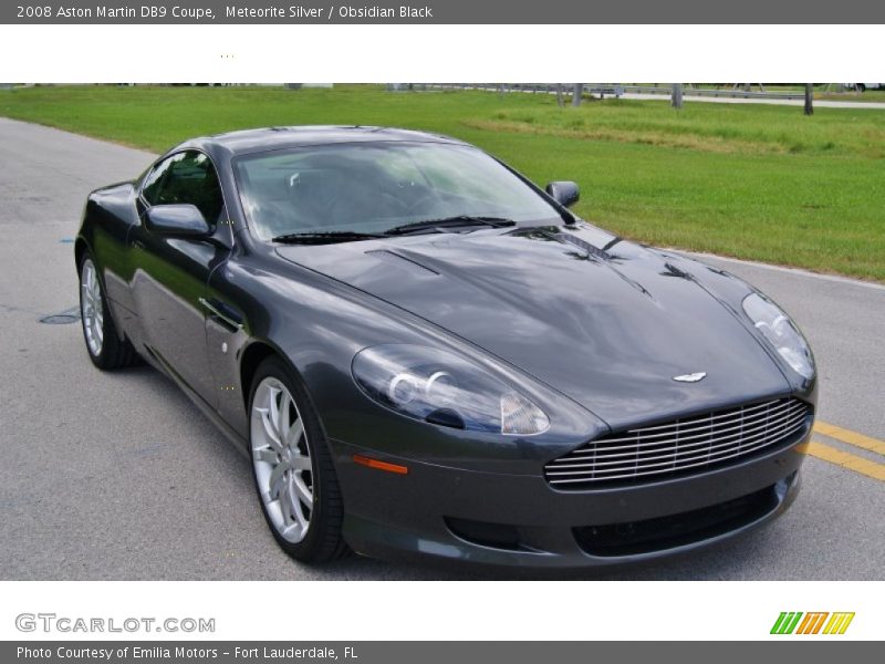 Meteorite Silver / Obsidian Black 2008 Aston Martin DB9 Coupe