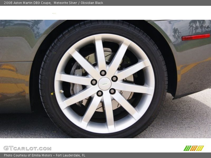 Meteorite Silver / Obsidian Black 2008 Aston Martin DB9 Coupe