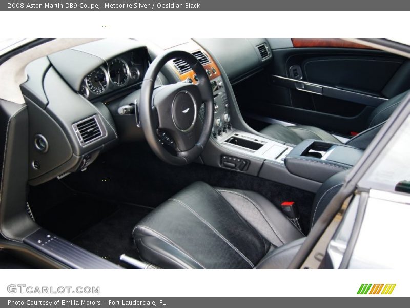  2008 DB9 Coupe Obsidian Black Interior