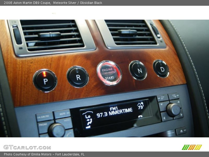 Controls of 2008 DB9 Coupe