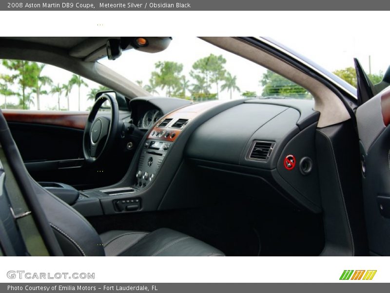 Meteorite Silver / Obsidian Black 2008 Aston Martin DB9 Coupe