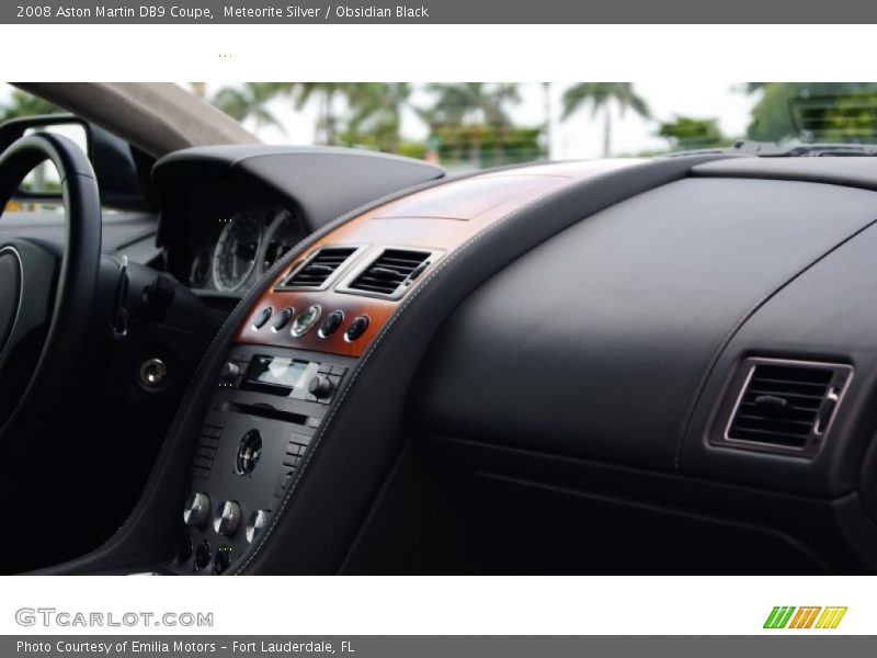 Meteorite Silver / Obsidian Black 2008 Aston Martin DB9 Coupe