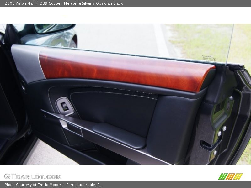 Meteorite Silver / Obsidian Black 2008 Aston Martin DB9 Coupe