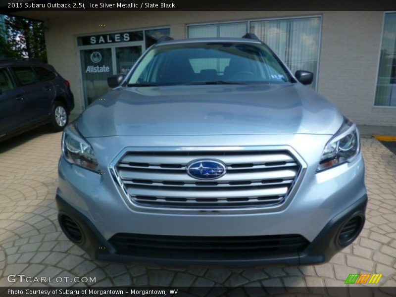 Ice Silver Metallic / Slate Black 2015 Subaru Outback 2.5i