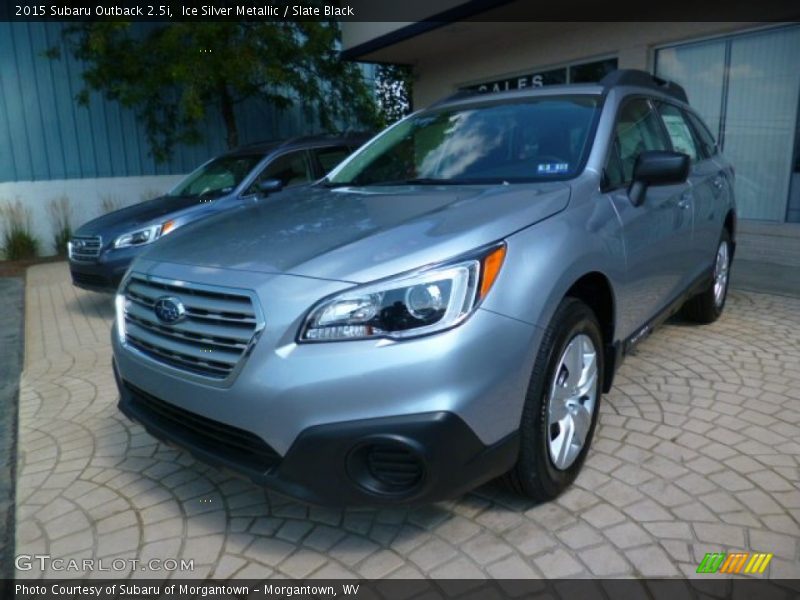 Ice Silver Metallic / Slate Black 2015 Subaru Outback 2.5i