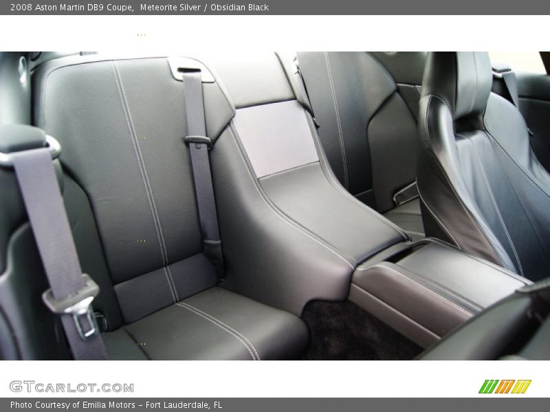 Rear Seat of 2008 DB9 Coupe