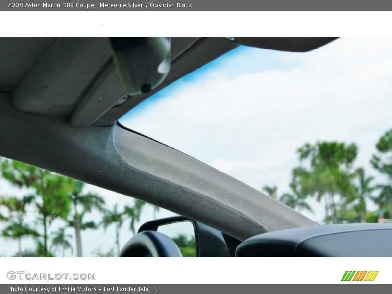 Meteorite Silver / Obsidian Black 2008 Aston Martin DB9 Coupe