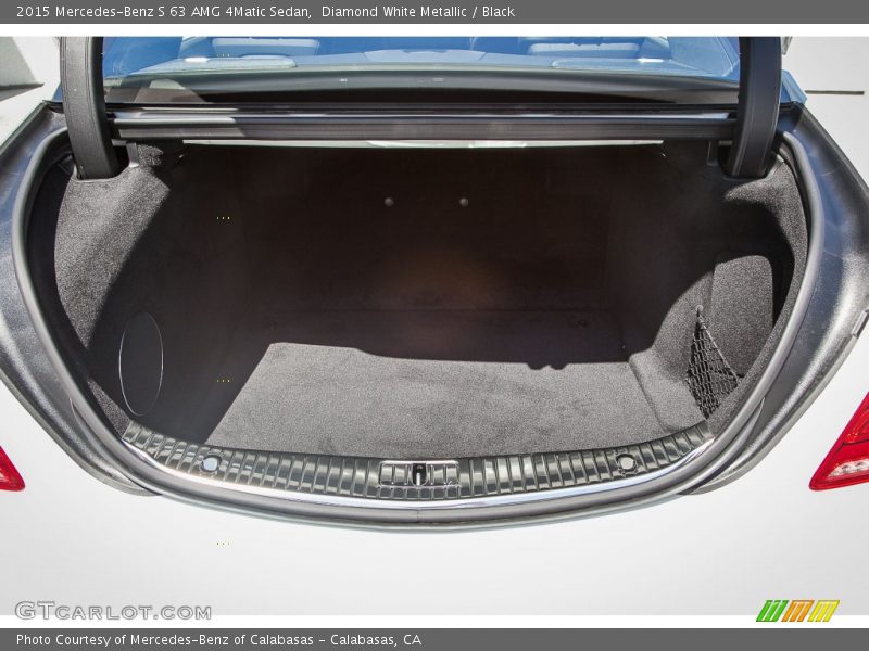Diamond White Metallic / Black 2015 Mercedes-Benz S 63 AMG 4Matic Sedan