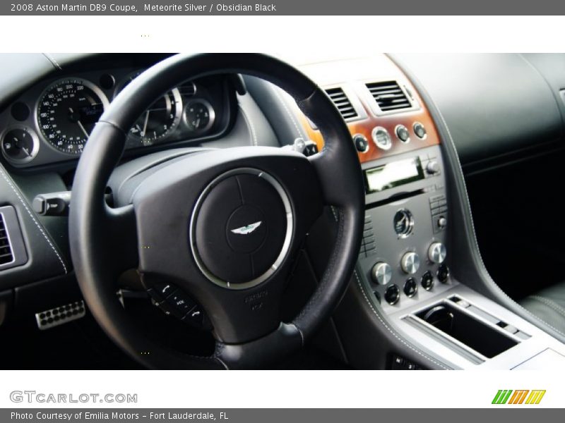 Meteorite Silver / Obsidian Black 2008 Aston Martin DB9 Coupe