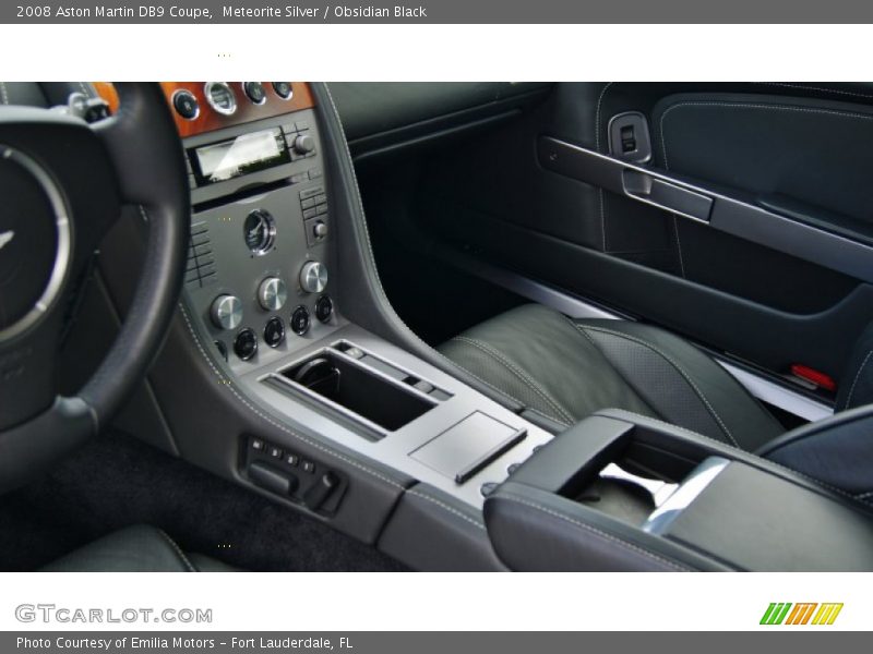 Meteorite Silver / Obsidian Black 2008 Aston Martin DB9 Coupe
