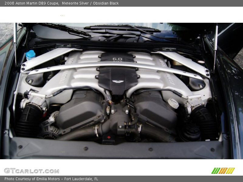  2008 DB9 Coupe Engine - 6.0 Liter DOHC 48-Valve V12