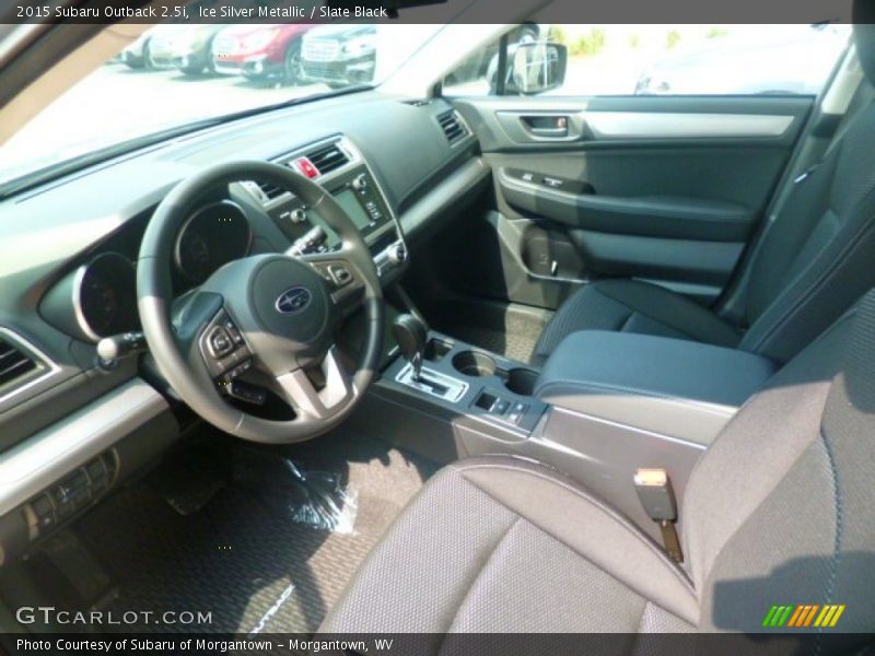 Ice Silver Metallic / Slate Black 2015 Subaru Outback 2.5i