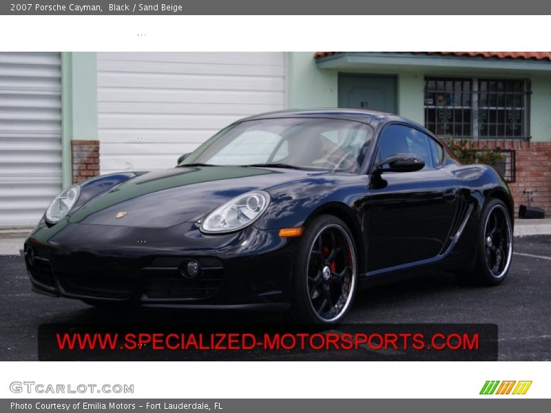 Black / Sand Beige 2007 Porsche Cayman