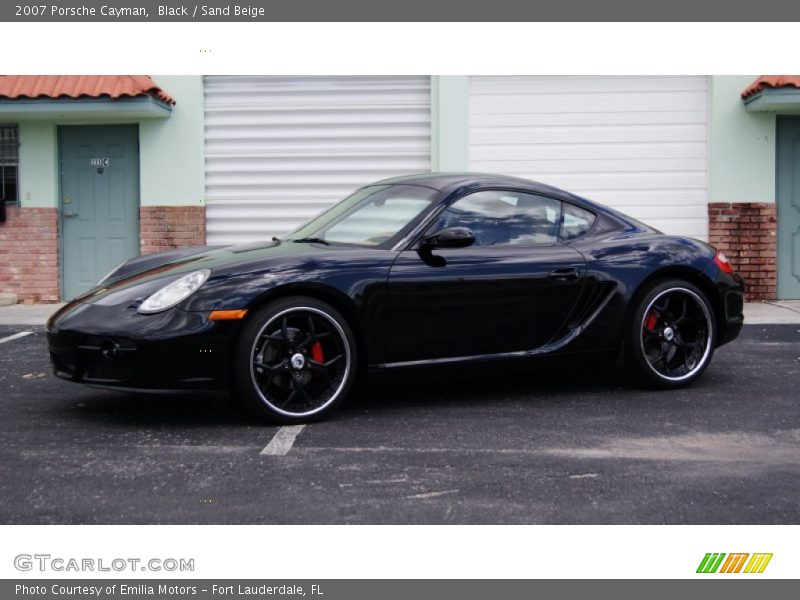 Black / Sand Beige 2007 Porsche Cayman