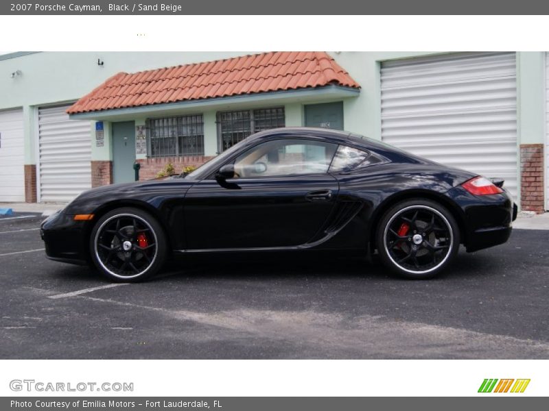 Black / Sand Beige 2007 Porsche Cayman