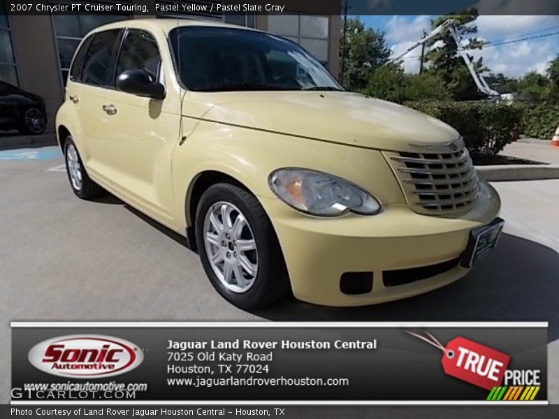 Pastel Yellow / Pastel Slate Gray 2007 Chrysler PT Cruiser Touring