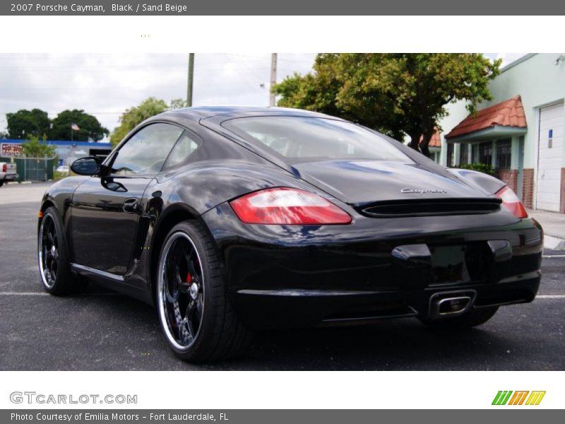 Black / Sand Beige 2007 Porsche Cayman
