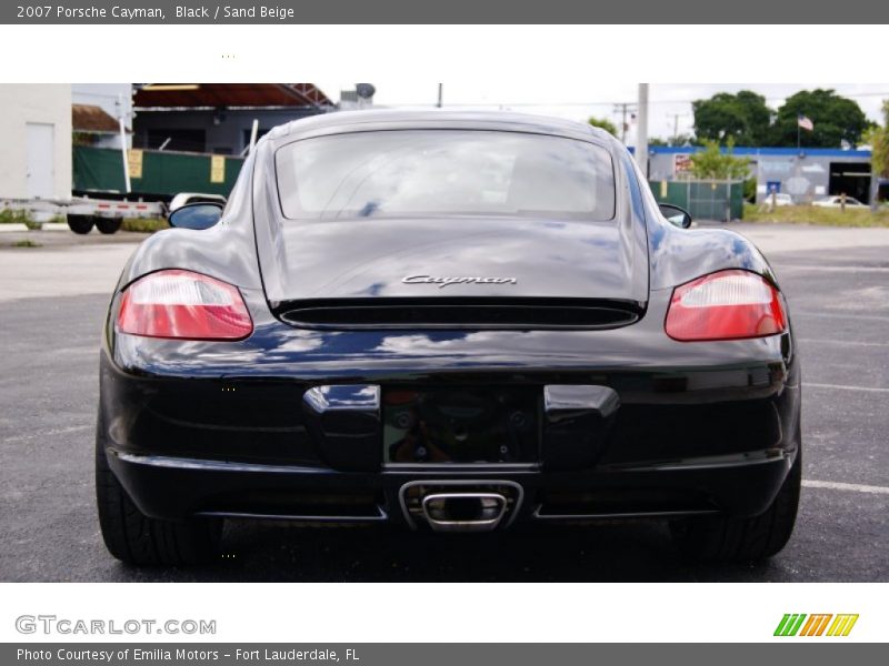 Black / Sand Beige 2007 Porsche Cayman