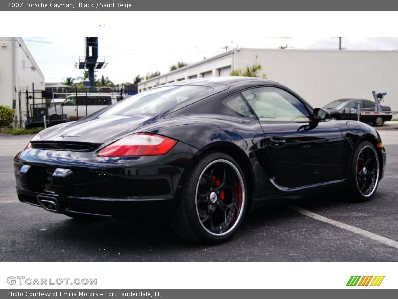Black / Sand Beige 2007 Porsche Cayman