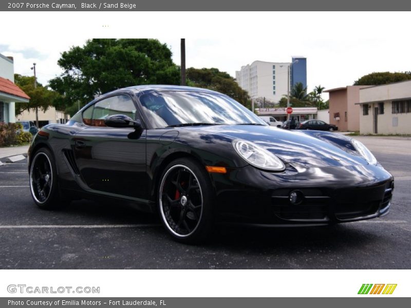 Black / Sand Beige 2007 Porsche Cayman