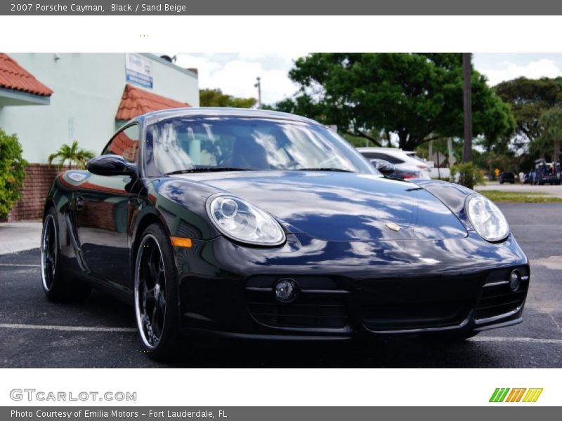 Black / Sand Beige 2007 Porsche Cayman