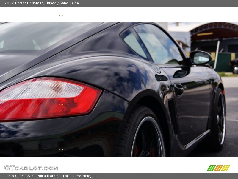 Black / Sand Beige 2007 Porsche Cayman