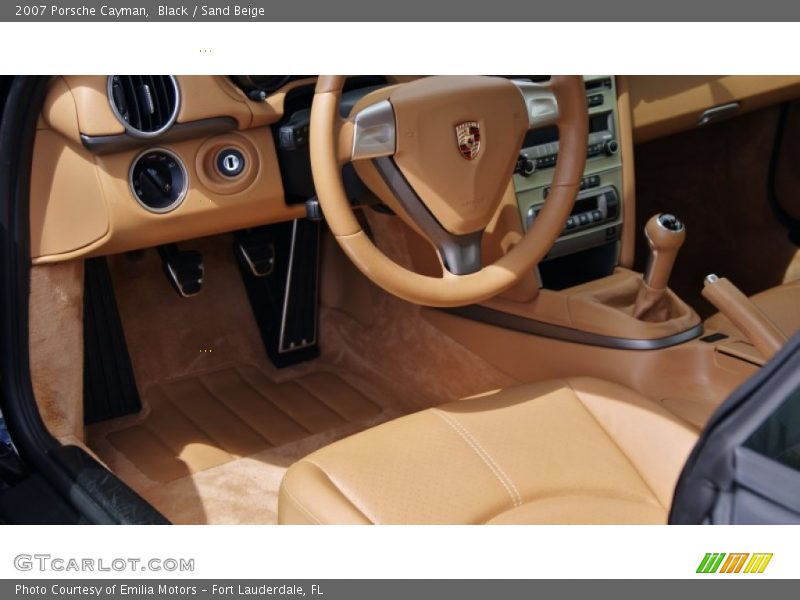 Black / Sand Beige 2007 Porsche Cayman