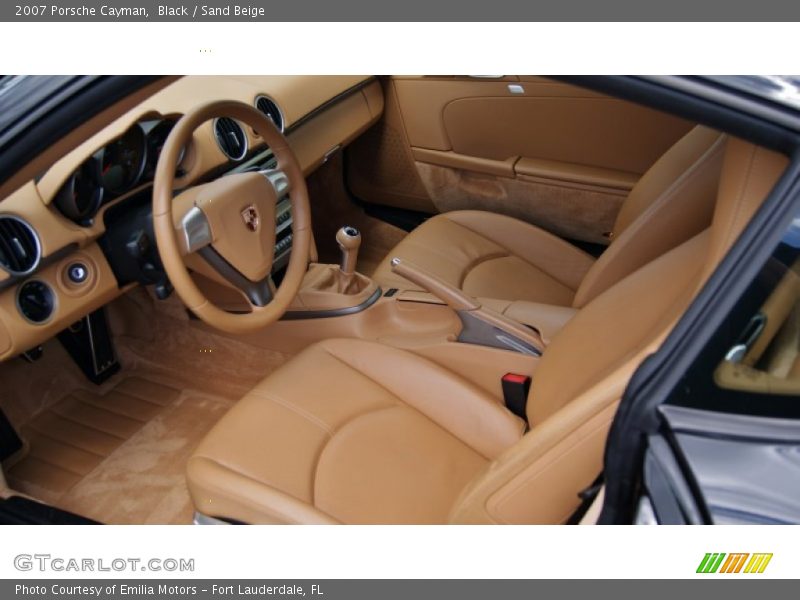 Black / Sand Beige 2007 Porsche Cayman
