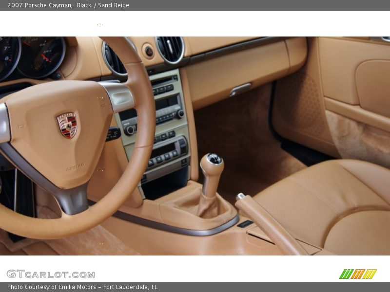 Black / Sand Beige 2007 Porsche Cayman