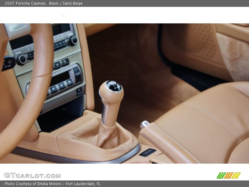 Black / Sand Beige 2007 Porsche Cayman