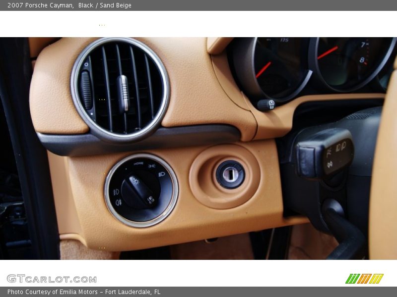 Black / Sand Beige 2007 Porsche Cayman
