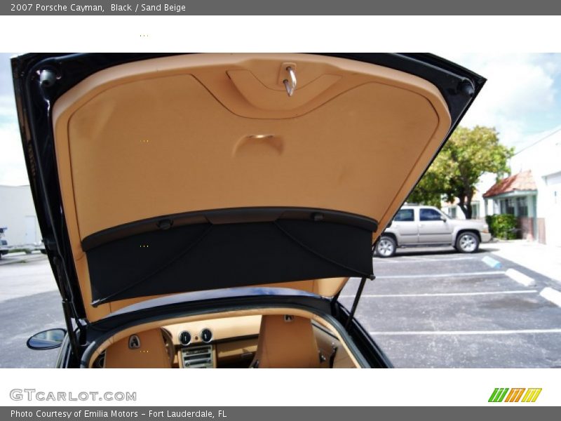 Black / Sand Beige 2007 Porsche Cayman