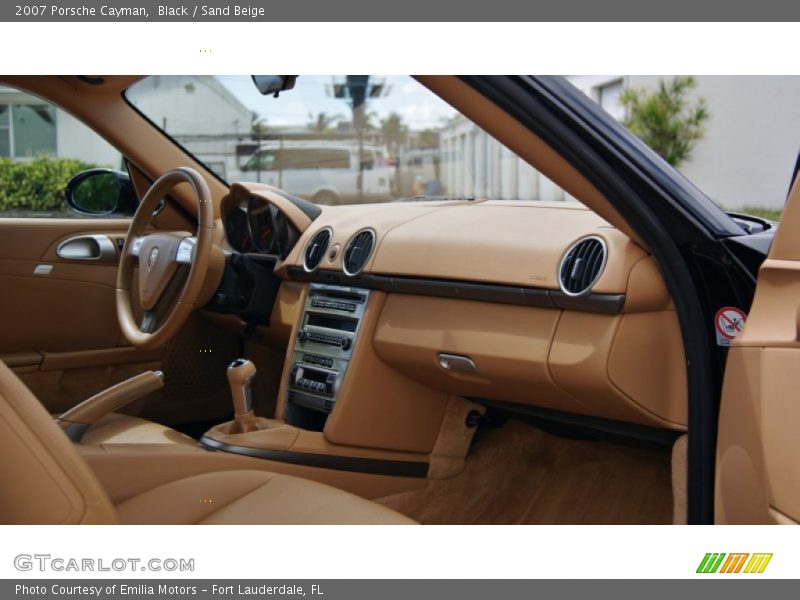 Black / Sand Beige 2007 Porsche Cayman