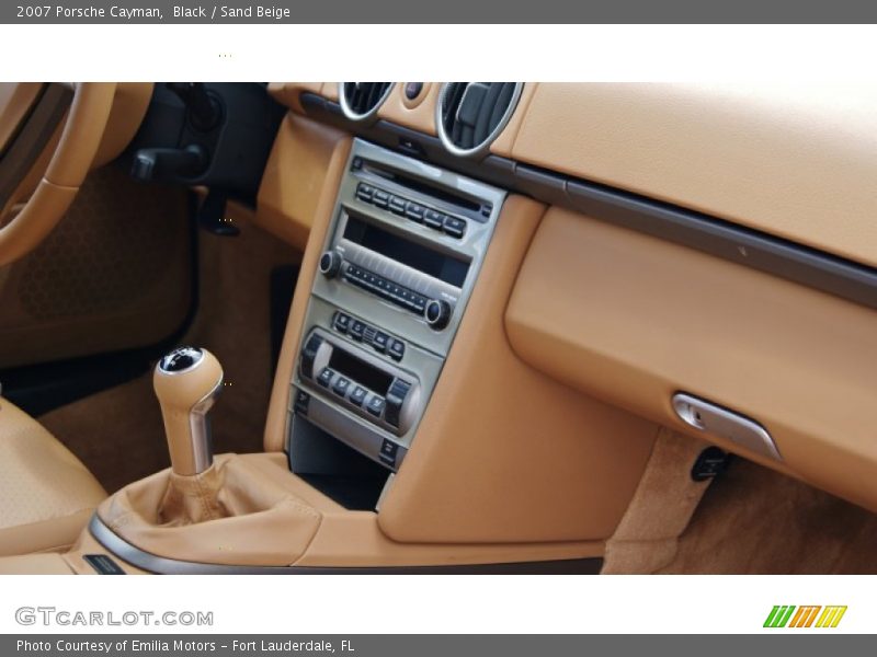 Black / Sand Beige 2007 Porsche Cayman