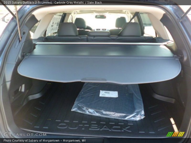 Carbide Gray Metallic / Slate Black 2015 Subaru Outback 2.5i Limited