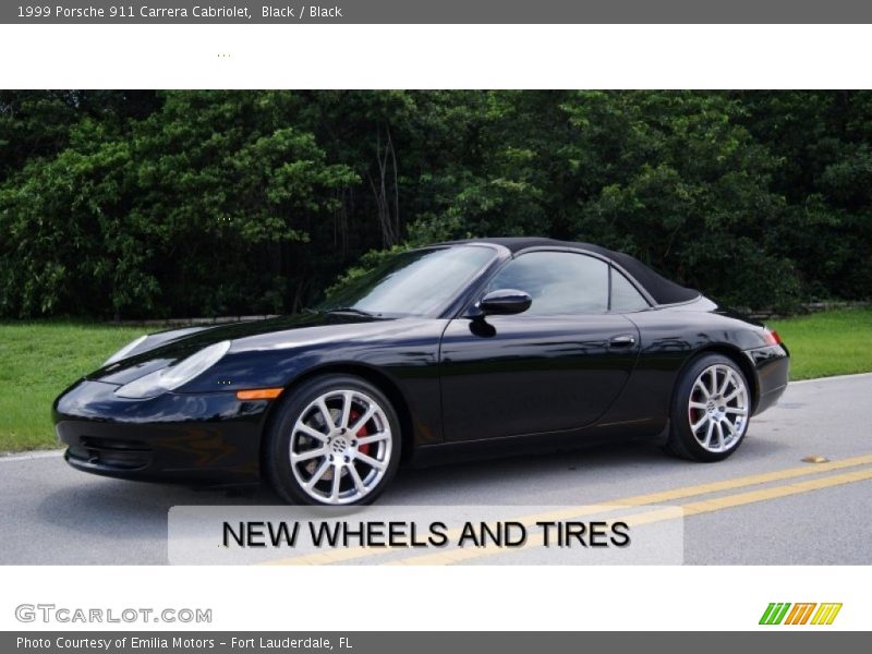 Black / Black 1999 Porsche 911 Carrera Cabriolet
