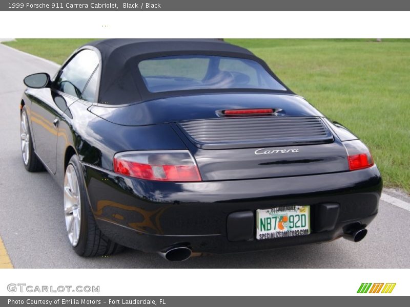 Black / Black 1999 Porsche 911 Carrera Cabriolet